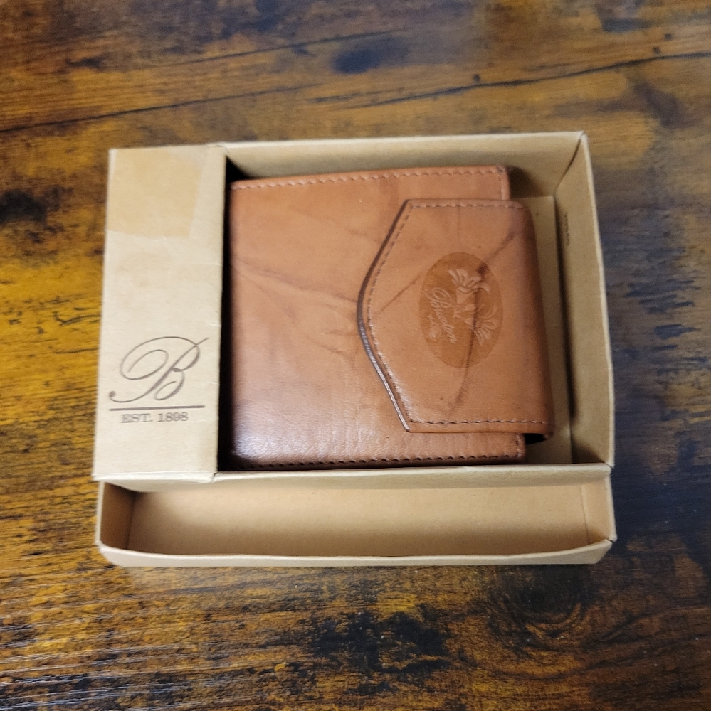 Buxton Leather Wallet/billfold-brown